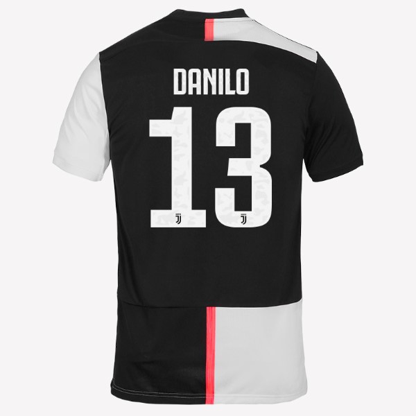 Camiseta Juventus NO.13 Danilo Primera equipación 2019-2020 Blanco Negro